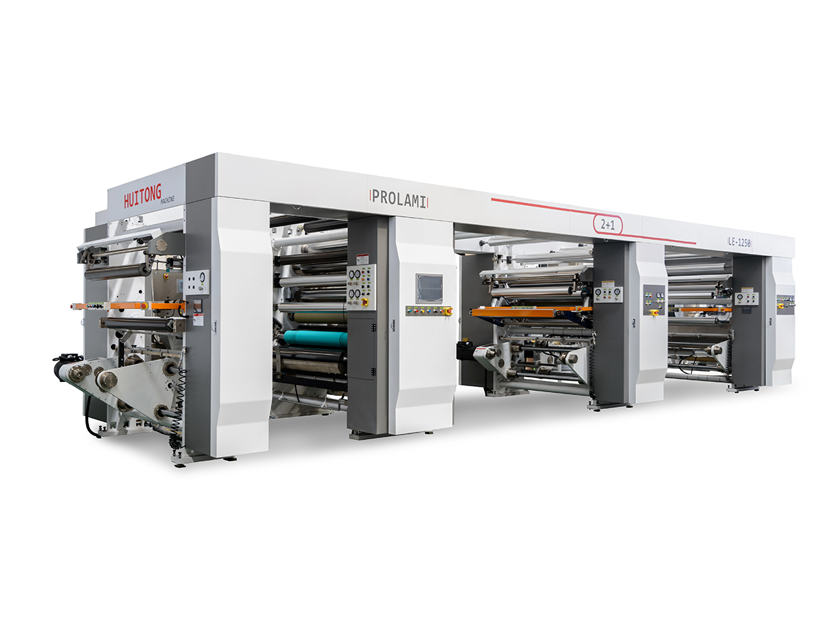 LE 2+1 Machine laminée à trois couches à double station sans solvant